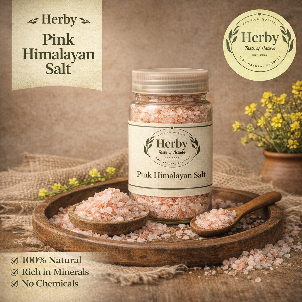 হিমালয়ান পিংক সল্ট I Herby Himalayan Pink Salt